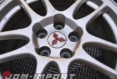 Genuine Mitsubishi Lancer Evolution IX 17×8 Enkei wheels