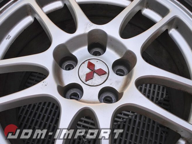 Genuine Mitsubishi Lancer Evolution IX 17×8 Enkei wheels