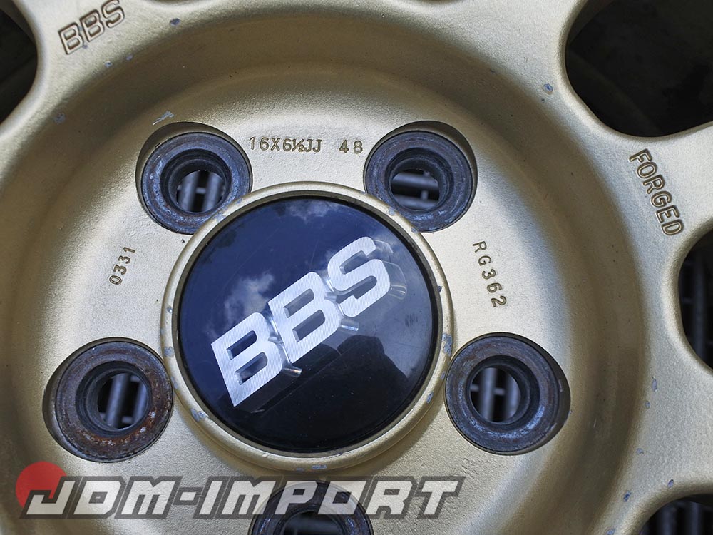 BBS RG362 16×6.5 5×100 wheels Subaru Impreza STi GC8
