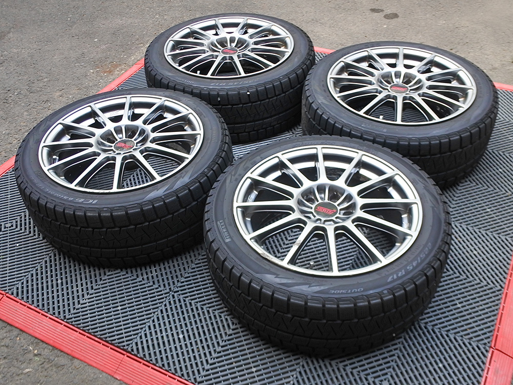 Genuine Subaru Impreza WRX STi GDB 17×8 5×100 Enkei wheels