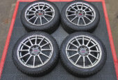 Genuine Subaru Impreza WRX STi GDB 17×8 5×100 Enkei wheels