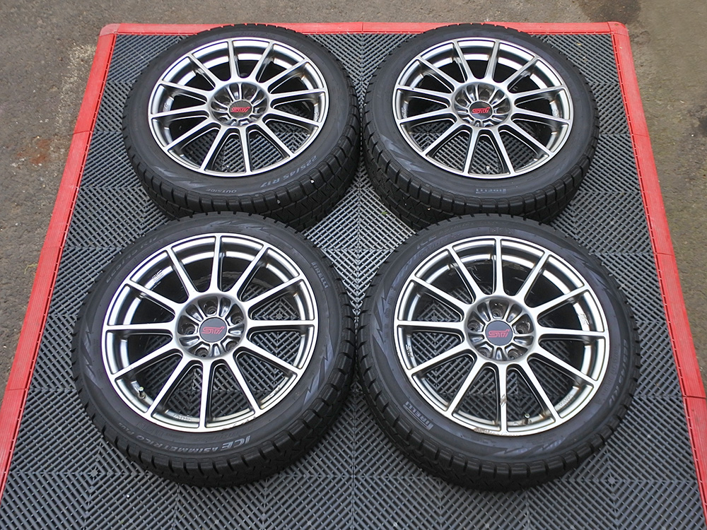 Genuine Subaru Impreza WRX STi GDB 17×8 5×100 Enkei wheels