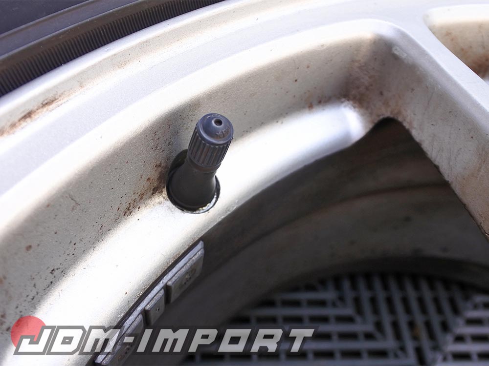 Genuine Mitsubishi Lancer Evolution IX 17×8 Enkei wheels