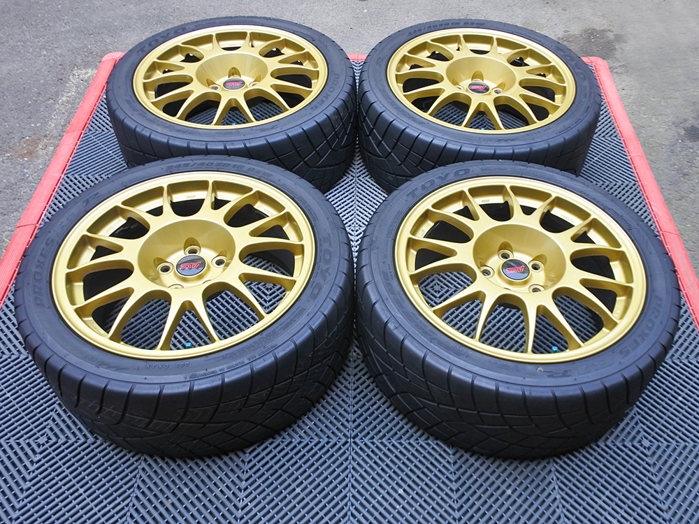 Subaru Impreza STi S204 BBS RG401 Forged 18×8.5 wheels