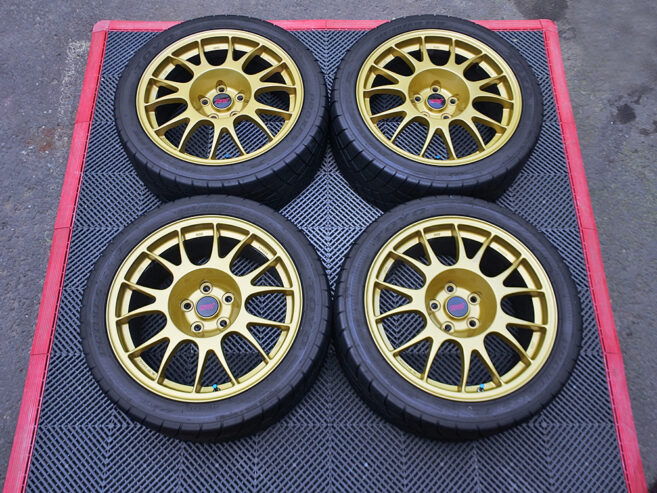 Subaru Impreza STi S204 BBS RG401 Forged 18×8.5 wheels