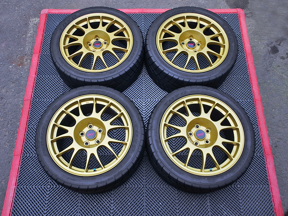 Subaru Impreza STi S204 BBS RG401 Forged 18×8.5 wheels