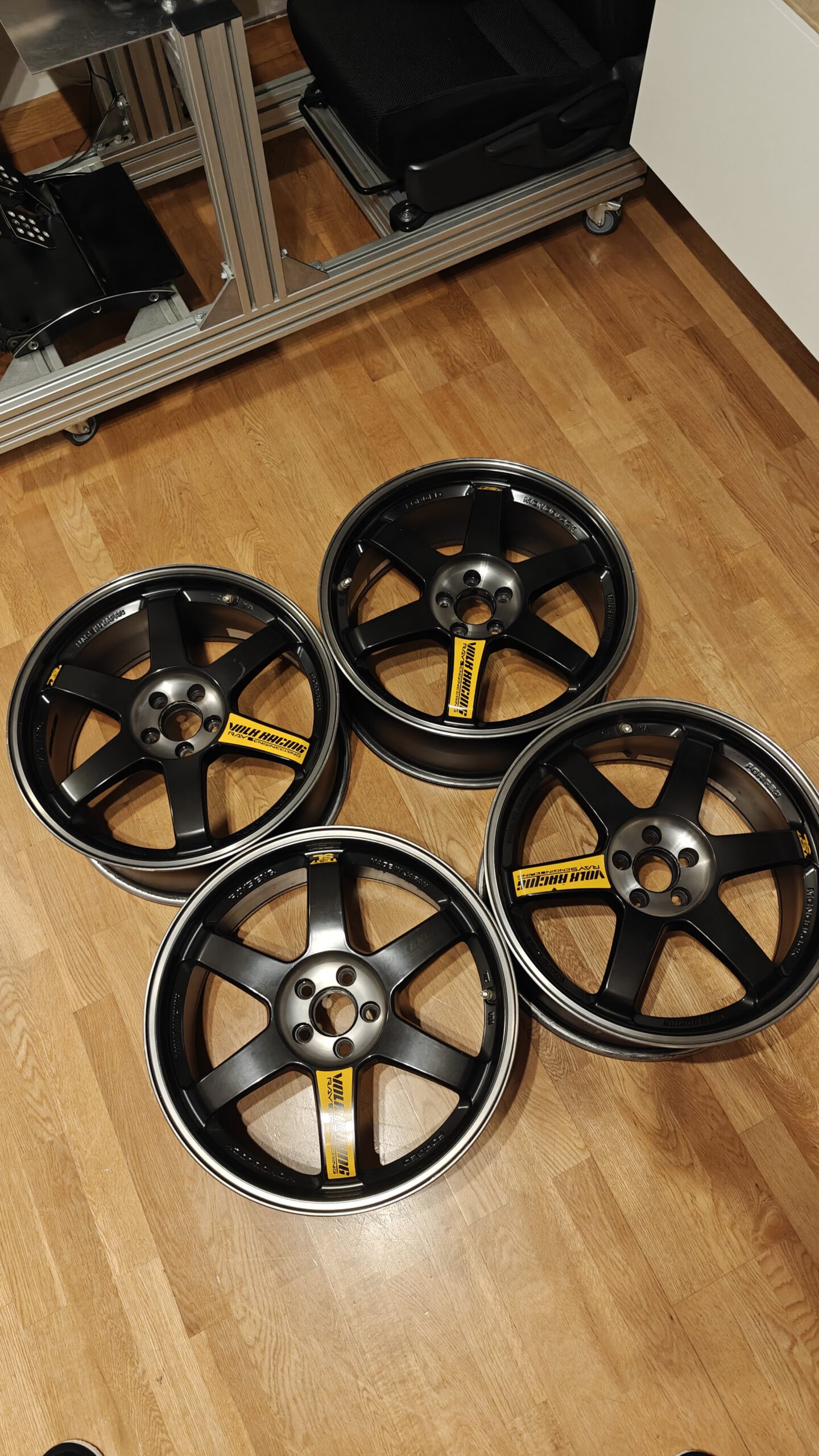 Volk TE37SL Black Edition 18×8.5 +35 5×100