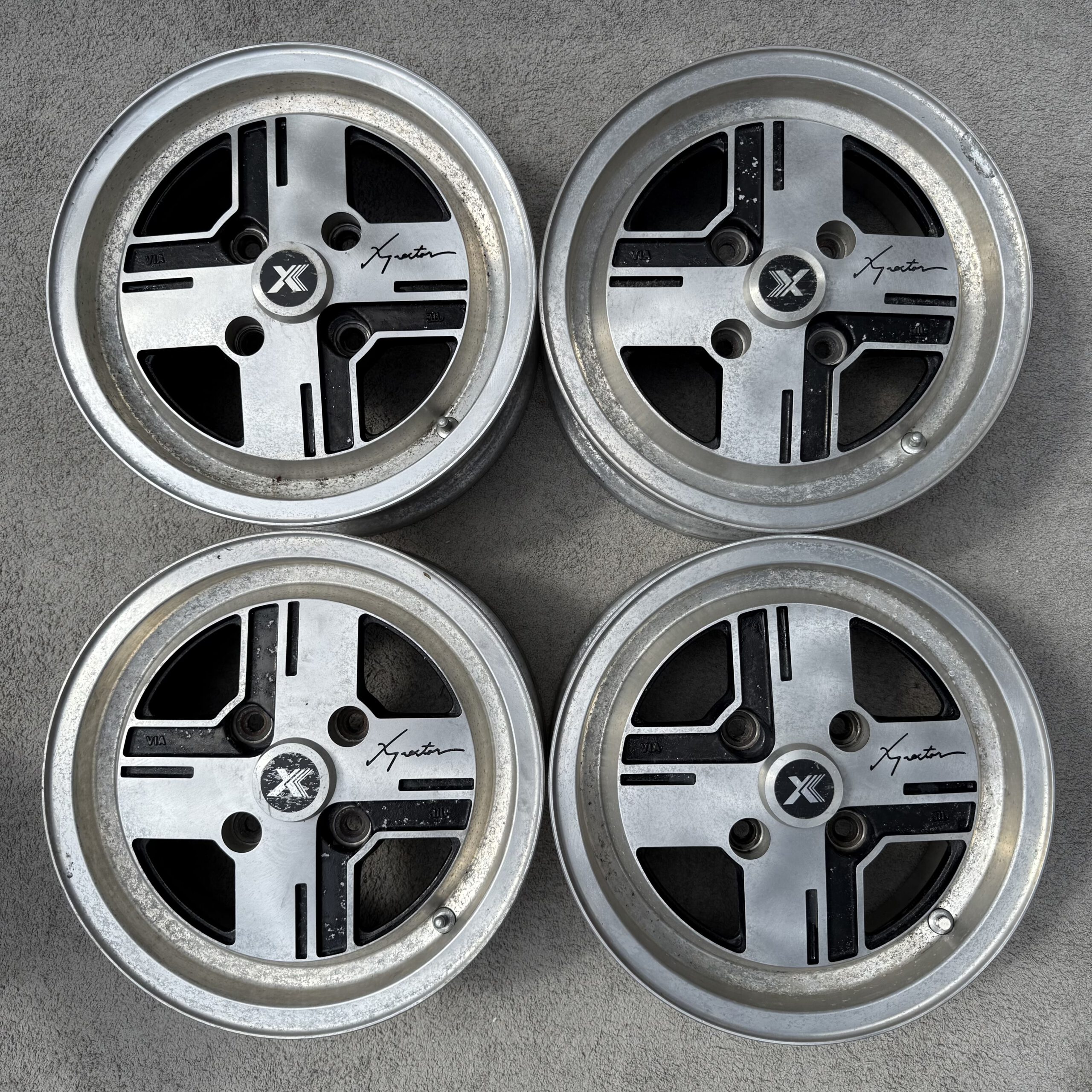 Symex Spoke/Enkei X-Factor 4×114.3 14″ 5.5J +38